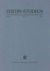 Buchcover Haydn-Studien. Veröffentlichungen des Joseph Haydn-Instituts Köln. Band IV, Heft1, Mai 1976