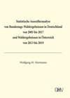 Buchcover Statistische Ausreißeranalyse von Bundestags-Wahlergebnissen in Deutschland von 2005 bis 2017 und Wahlergebnissen in Öst