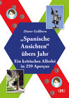 Buchcover Spanische Ansichten übers Jahr