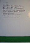 Buchcover Fünf deutsche Klarinettisten des frühen 19. Jahrhunderts Carl Andreas Göpfert, Heinrich Backofen, Heinrich Neumann, Hein