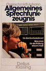 Buchcover Allgemeines Sprechfunkzeugnis für den Seefunkdienst