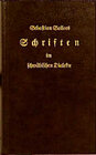 Buchcover Schriften im schwäbischen Dialekte