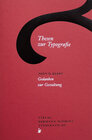 Buchcover Thesen zur Typografie