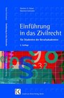 Buchcover Einführung in das Zivilrecht
