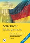 Buchcover Staatsrecht – leicht gemacht.