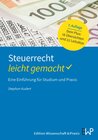 Buchcover Steuerrecht – leicht gemacht.