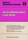 Buchcover Der bischöfliche Dienst in der Kirche