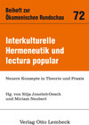 Buchcover Interkulturelle Hermeneutik und lectura popular