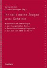 Buchcover Ihr sollt meine Zeugen sein: Geht hin