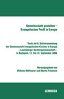 Buchcover Gemeinschaft gestalten - Evangelisches Profil in Europa