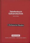 Buchcover Tabellenbuch Galvanotechnik