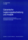 Buchcover Galvanische Legierungsabscheidung und Analytik