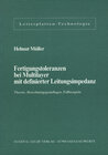 Buchcover Fertigungstoleranzen bei Multilayer mit definierter Leitungsimpedanz