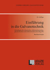 Buchcover Einführung in die Galvanotechnik