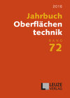 Buchcover Jahrbuch Oberflächentechnik Bd. 72, 2016