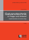 Buchcover Galvanotechnik in Frage und Antwort