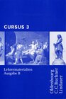 Buchcover Lehrermaterialien 3 - zu Cursus Ausgabe B