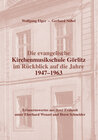 Buchcover Die evangelische Kirchenmusikschule Görlitz im Rückblick auf die Jahre 1947–1963