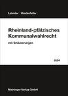 Buchcover Rheinland-pfälzisches Kommunanlwahlrecht 2024