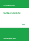 Buchcover Europawahlrecht 2024