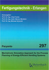 Buchcover Mechatronic Simulation Approach for the Process Planning of Energy-Efficient Handling Systems