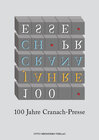 Buchcover 100 Jahre Cranach-Presse