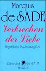 Buchcover Verbrechen der Liebe