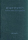 Buchcover Horst Janssen - Versuch einer Bibliographie