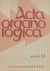 Buchcover Acta Organologica