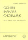 Buchcover Günter Raphaels Chormusik