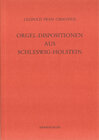Buchcover Orgel-Dispositionen aus Schleswig-Holstein