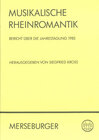 Buchcover Musikalische Rheinromantik