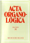 Buchcover Acta Organologica / Acta Organologica, Band 30