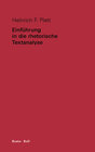 Buchcover Einführung in die rhetorische Textanalyse