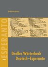 Buchcover Großes Wörterbuch Deutsch–Esperanto