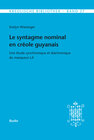 Buchcover Le syntagme nominal en créole guyanais