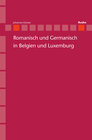 Buchcover Romanisch und Germanisch in Belgien und Luxemburg