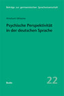 Buchcover Psychische Perspektivität in der deutschen Sprache