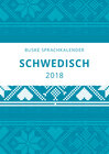 Buchcover Sprachkalender Schwedisch 2018