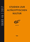 Buchcover Studien zur Altägyptischen Kultur Bd. 46 (2017)