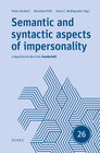 Buchcover Semantic and syntactic aspects of impersonality
