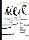 Buchcover Das Schriftbild der Neuen Musik