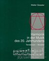 Buchcover Harmonik in der Musik des 20. Jahrhunderts
