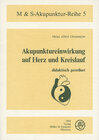 Buchcover Akupunktureinwirkung auf Herz und Kreislauf