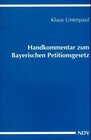 Buchcover Handkommentar zum Bayerischen Petitionsgesetz