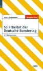 Buchcover So arbeitet der Deutsche Bundestag 17. Wahlperiode