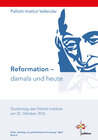 Buchcover Reformation - damals und heute