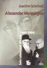 Buchcover Alexander Menningen (1900-1994)