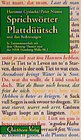 Buchcover Sprichwörter Plattdüütsch