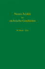 Buchcover Neues Archiv für sächsische Geschichte, 87. Band (2016)